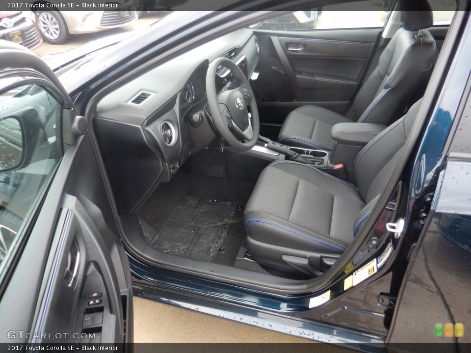 Black Interior Front Seat for the 2017 Toyota Corolla SE #119794733