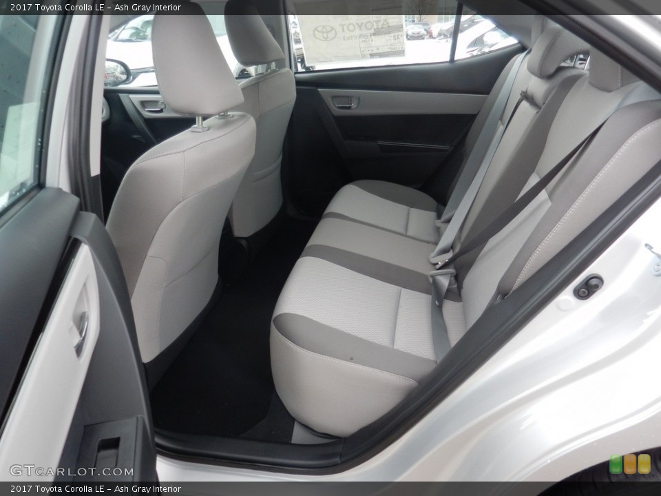Ash Gray Interior Rear Seat for the 2017 Toyota Corolla LE #119795198