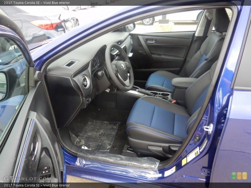 Vivid Blue Interior Photo for the 2017 Toyota Corolla SE #119795261