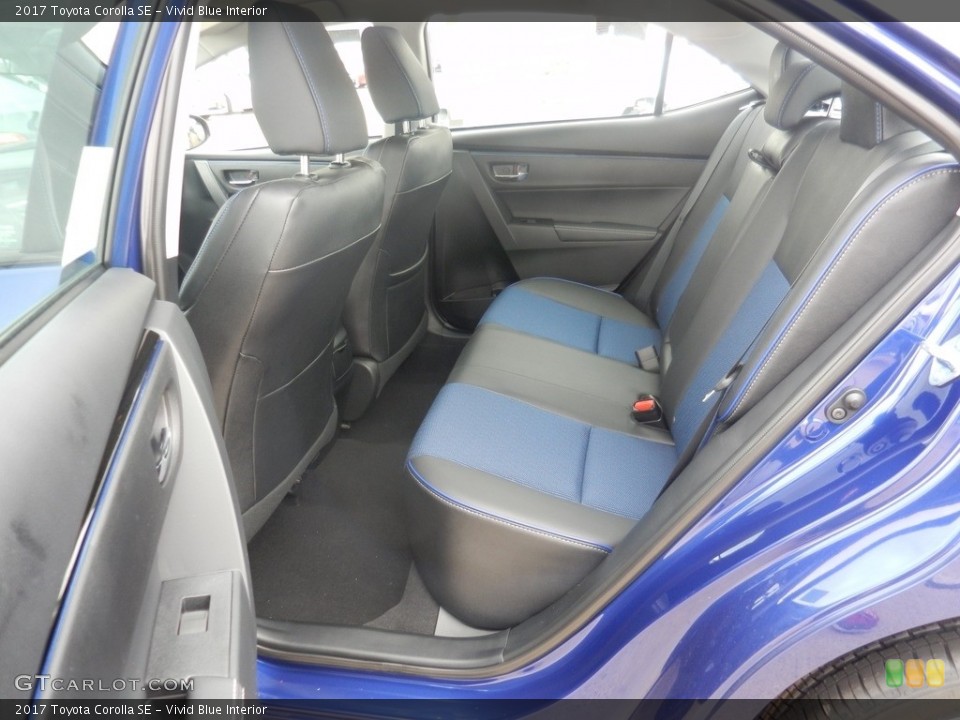 Vivid Blue Interior Rear Seat for the 2017 Toyota Corolla SE #119795299