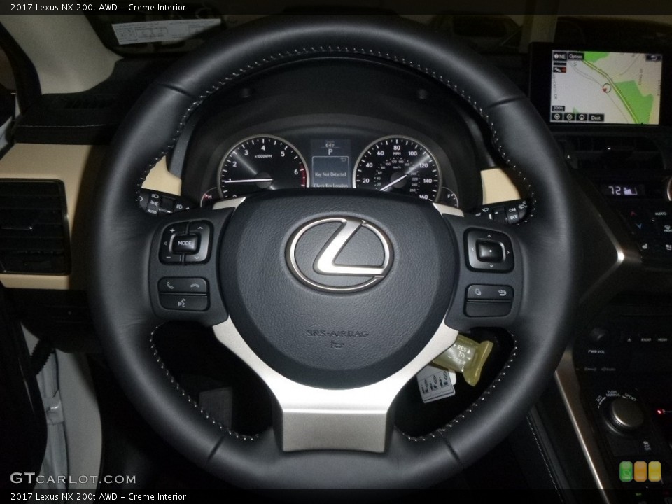 Creme Interior Steering Wheel for the 2017 Lexus NX 200t AWD #119796392