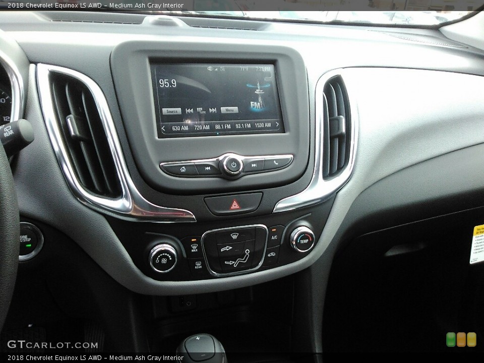 Medium Ash Gray Interior Controls for the 2018 Chevrolet Equinox LS AWD #119799134