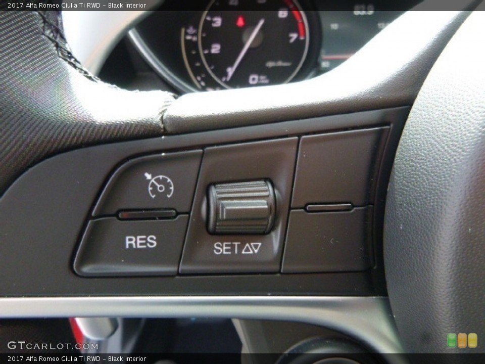 Black Interior Controls for the 2017 Alfa Romeo Giulia Ti RWD #119803706