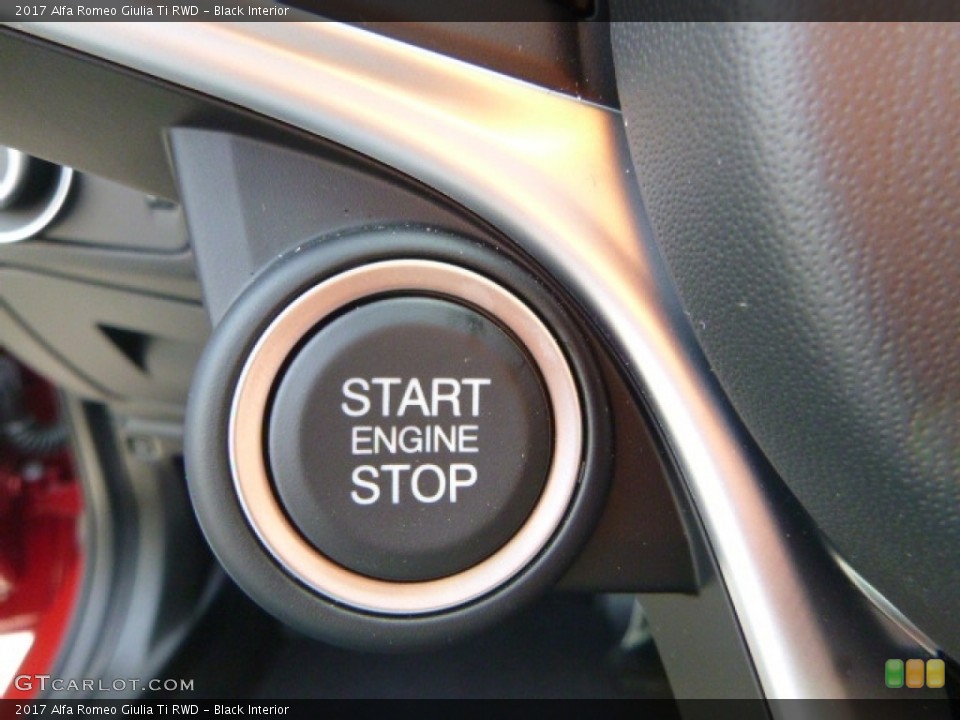 Black Interior Controls for the 2017 Alfa Romeo Giulia Ti RWD #119803745