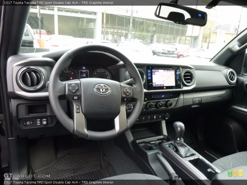 TRD Graphite Interior Photo for the 2017 Toyota Tacoma TRD Sport Double Cab 4x4 #119809010