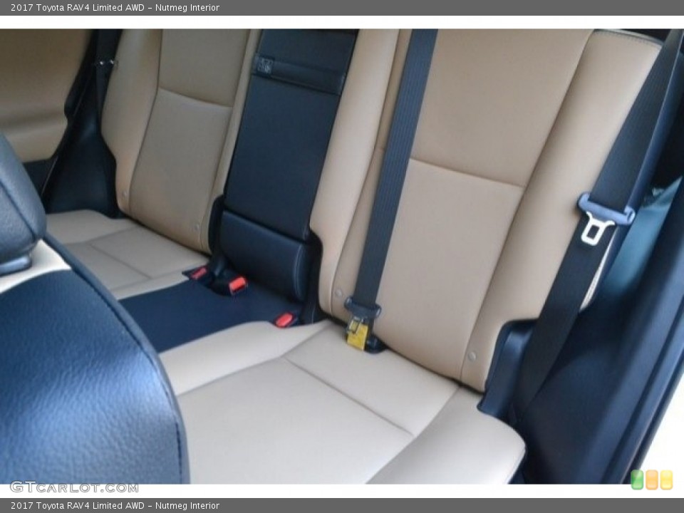 Nutmeg Interior Rear Seat for the 2017 Toyota RAV4 Limited AWD #119813135