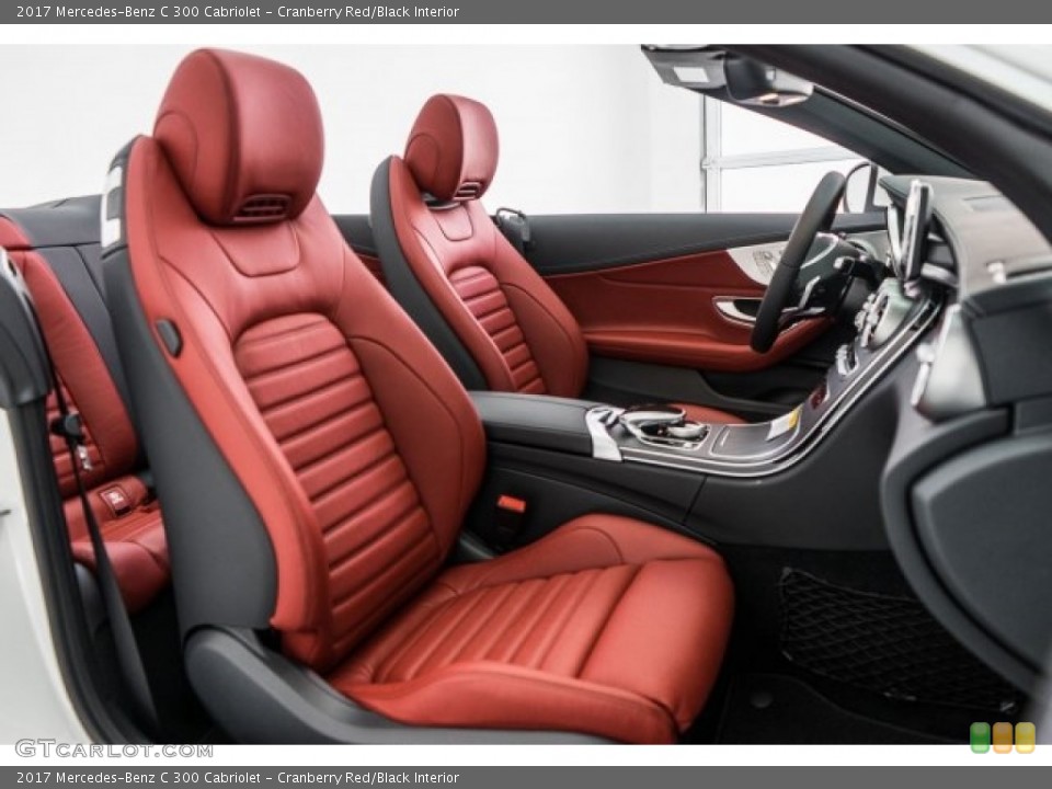 Cranberry Red/Black Interior Photo for the 2017 Mercedes-Benz C 300 Cabriolet #119813783