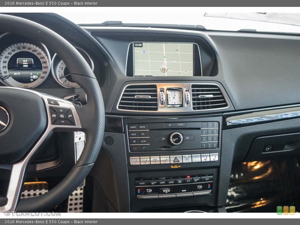 Black Interior Controls for the 2016 Mercedes-Benz E 550 Coupe #119816444