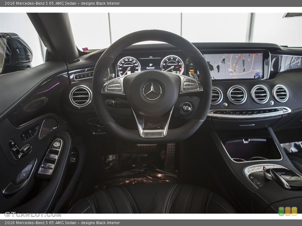 designo Black Interior Dashboard for the 2016 Mercedes-Benz S 65 AMG Sedan #119818847