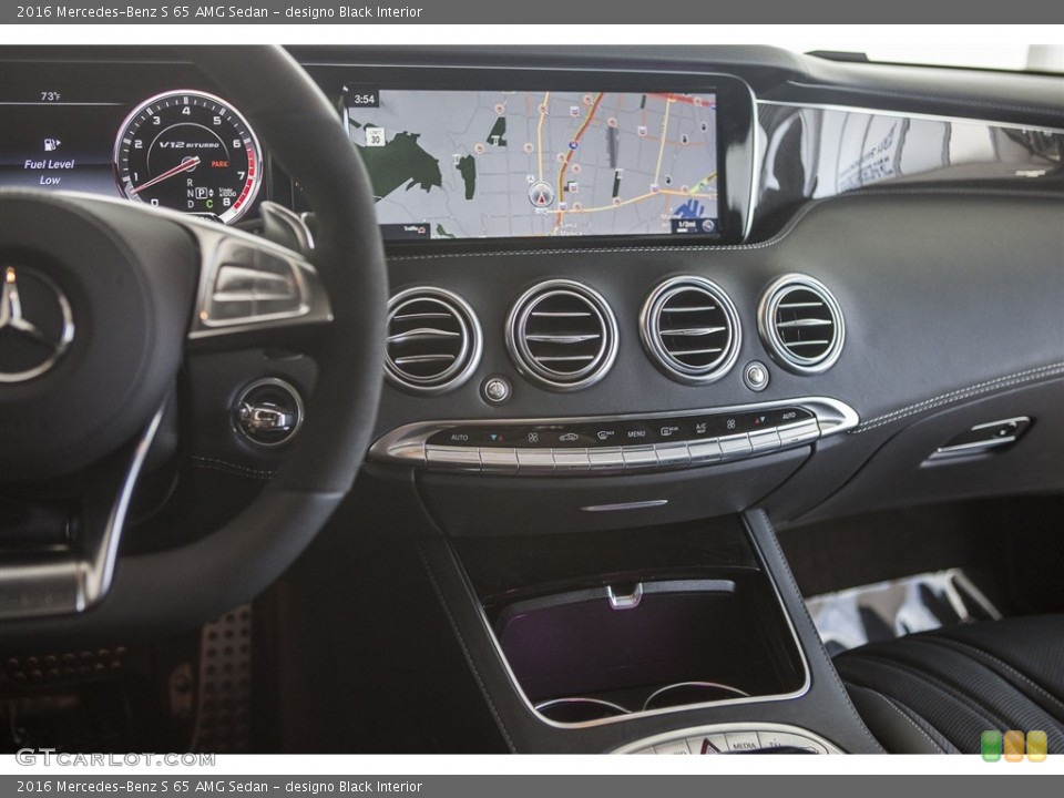 designo Black Interior Dashboard for the 2016 Mercedes-Benz S 65 AMG Sedan #119818871