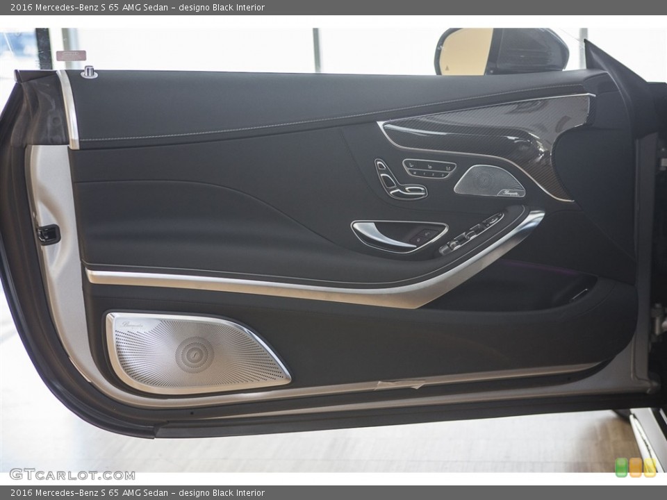 designo Black Interior Door Panel for the 2016 Mercedes-Benz S 65 AMG Sedan #119819216