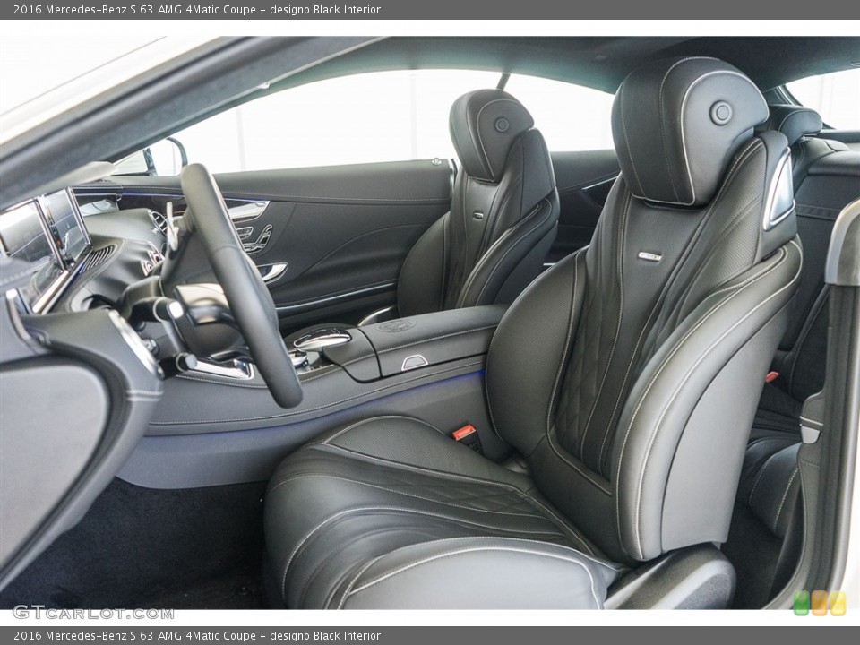 designo Black Interior Front Seat for the 2016 Mercedes-Benz S 63 AMG 4Matic Coupe #119819705