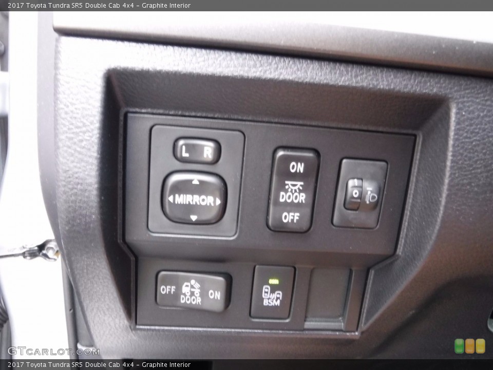 Graphite Interior Controls for the 2017 Toyota Tundra SR5 Double Cab 4x4 #119821886