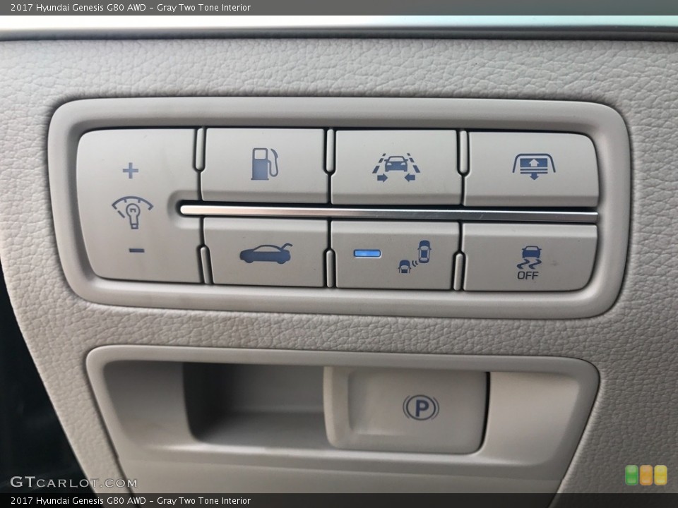 Gray Two Tone Interior Controls for the 2017 Hyundai Genesis G80 AWD #119824595