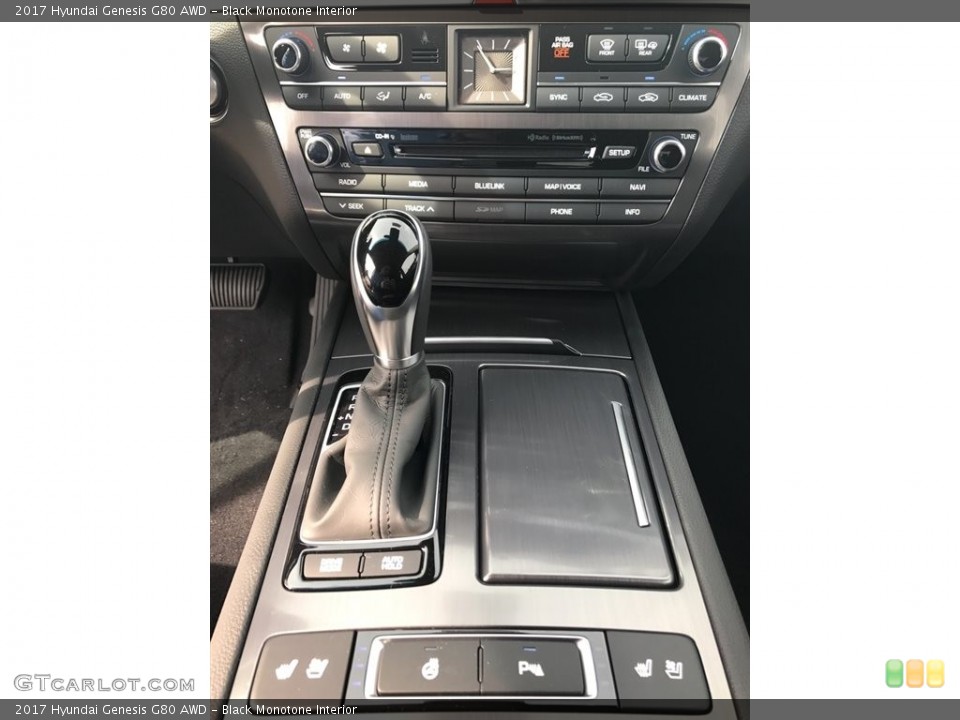 Black Monotone Interior Transmission for the 2017 Hyundai Genesis G80 AWD #119824643