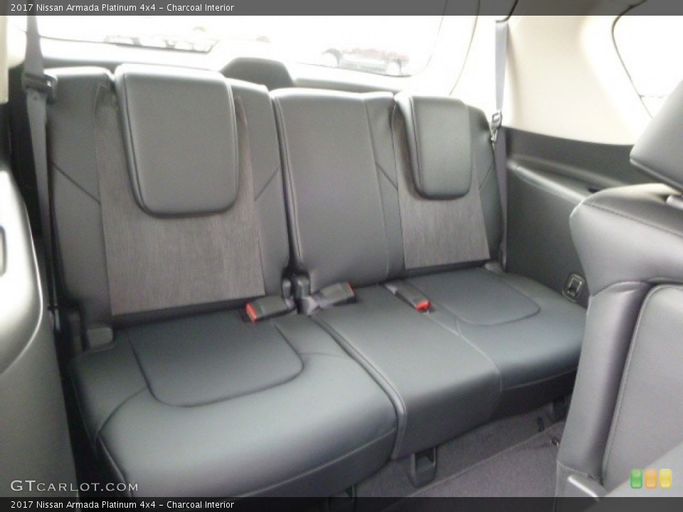 Charcoal Interior Rear Seat for the 2017 Nissan Armada Platinum 4x4 #119825621