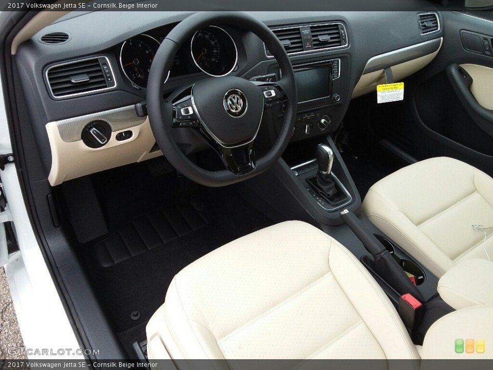 Cornsilk Beige Interior Photo for the 2017 Volkswagen Jetta SE #119826377