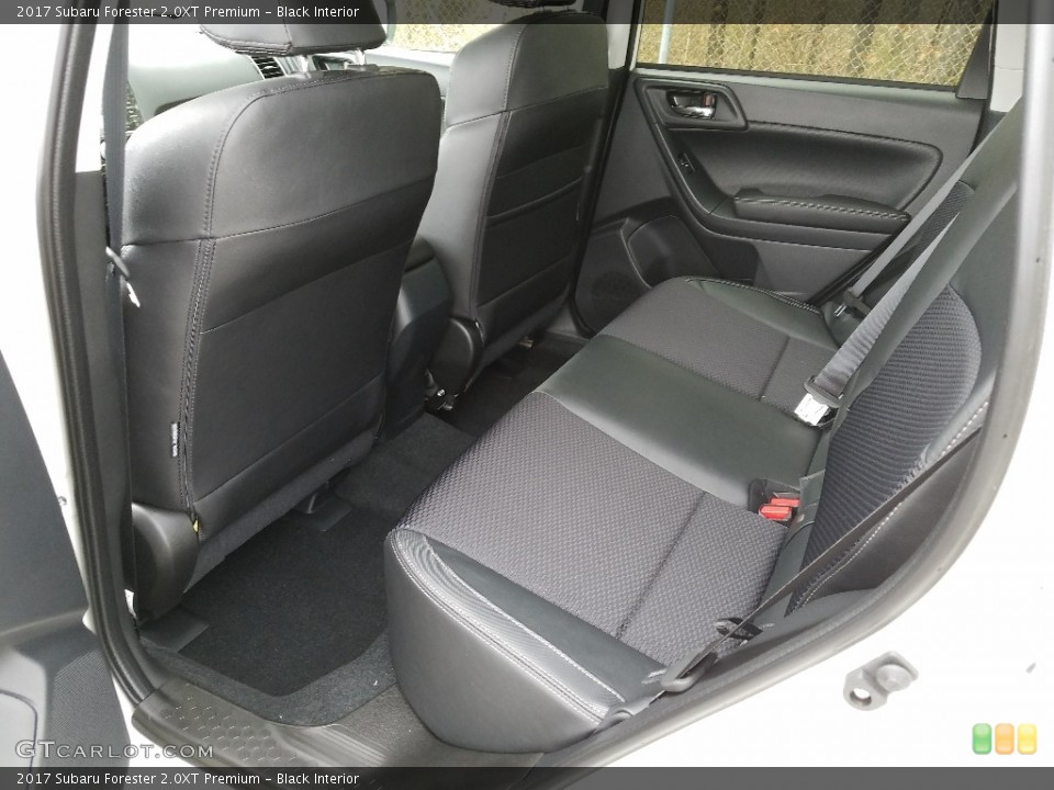 Black Interior Rear Seat for the 2017 Subaru Forester 2.0XT Premium #119828706