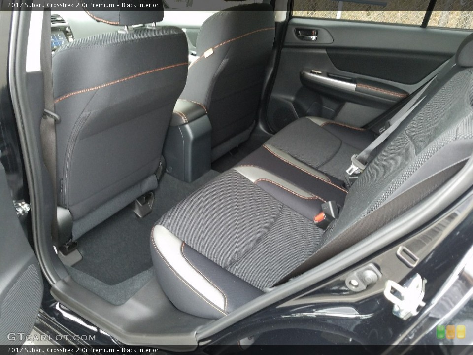 Black Interior Rear Seat for the 2017 Subaru Crosstrek 2.0i Premium #119829341