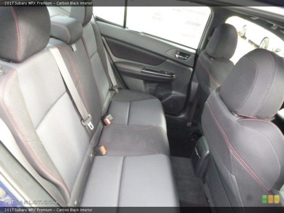 Carbon Black Interior Rear Seat for the 2017 Subaru WRX Premium #119830823