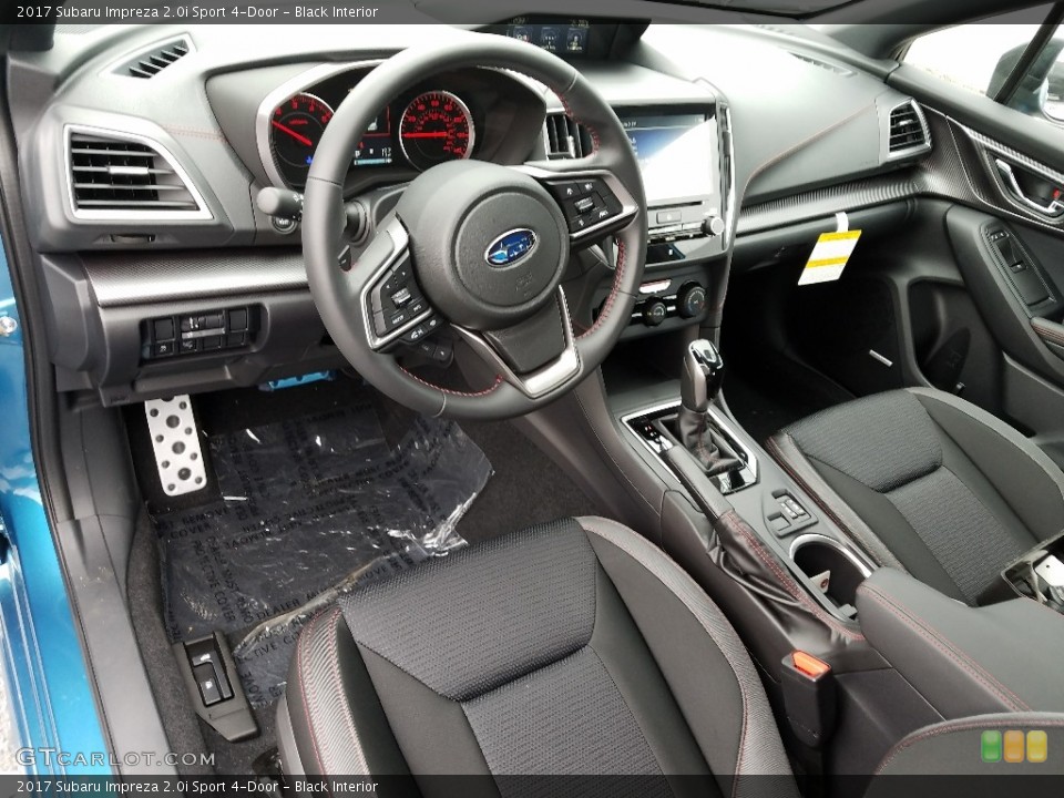 Black Interior Photo for the 2017 Subaru Impreza 2.0i Sport 4-Door #119830907