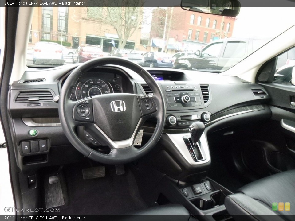 Black Interior Dashboard for the 2014 Honda CR-V EX-L AWD #119830913