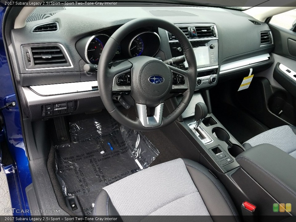 Sport Two-Tone Gray Interior Photo for the 2017 Subaru Legacy 2.5i Sport #119832827