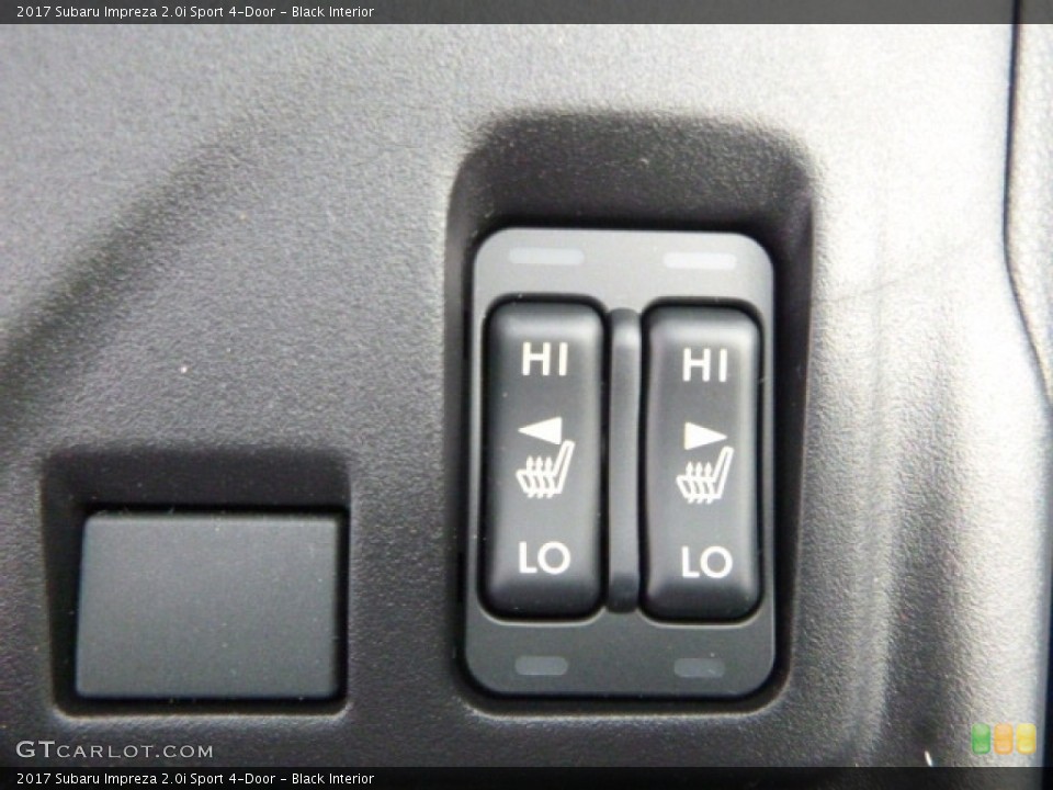 Black Interior Controls for the 2017 Subaru Impreza 2.0i Sport 4-Door #119836784
