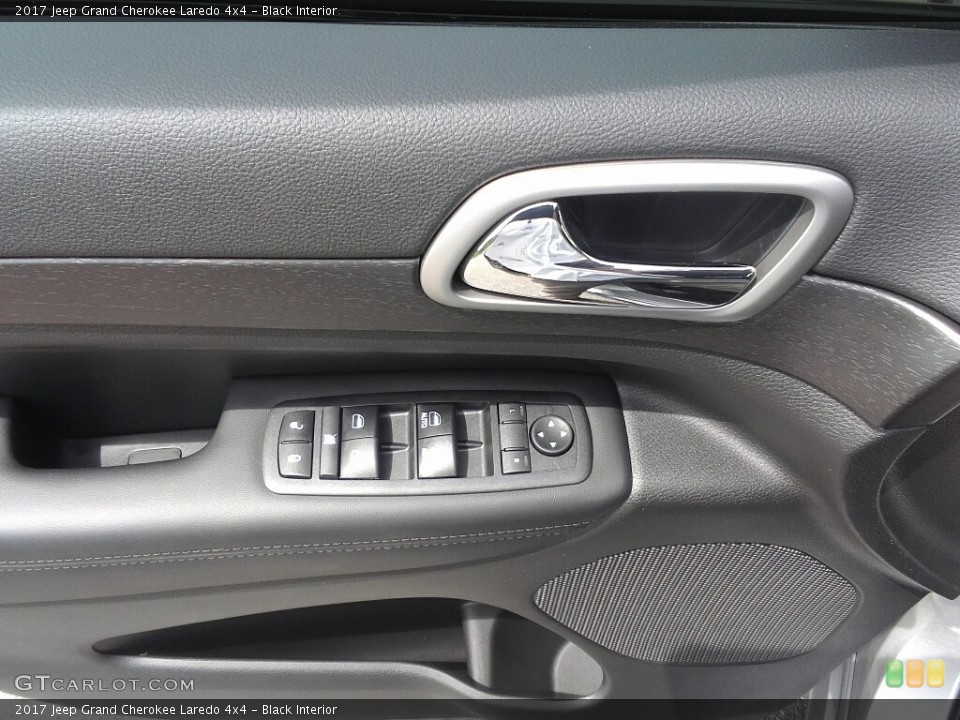 Black Interior Door Panel for the 2017 Jeep Grand Cherokee Laredo 4x4 #119837843