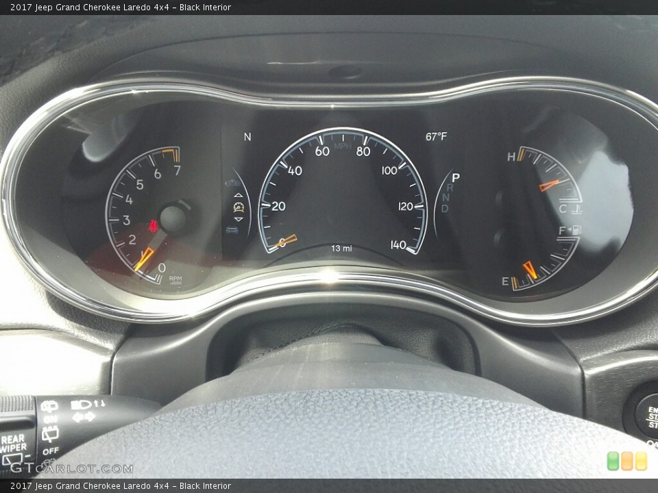 Black Interior Gauges for the 2017 Jeep Grand Cherokee Laredo 4x4 #119837900