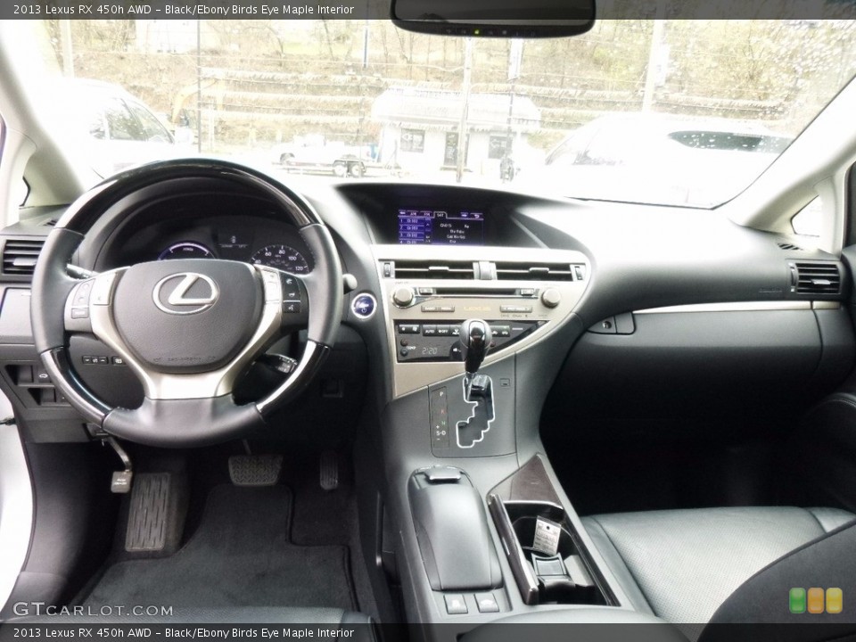 Black/Ebony Birds Eye Maple Interior Dashboard for the 2013 Lexus RX 450h AWD #119839613