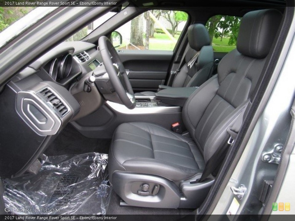 Ebony/Ebony Interior Front Seat for the 2017 Land Rover Range Rover Sport SE #119841479