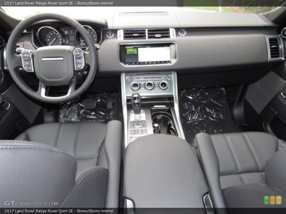 Ebony/Ebony Interior Dashboard for the 2017 Land Rover Range Rover Sport SE #119841500