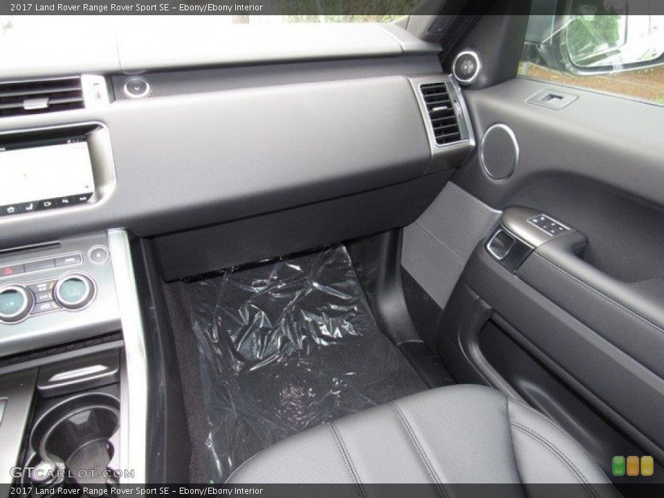 Ebony/Ebony Interior Dashboard for the 2017 Land Rover Range Rover Sport SE #119841676