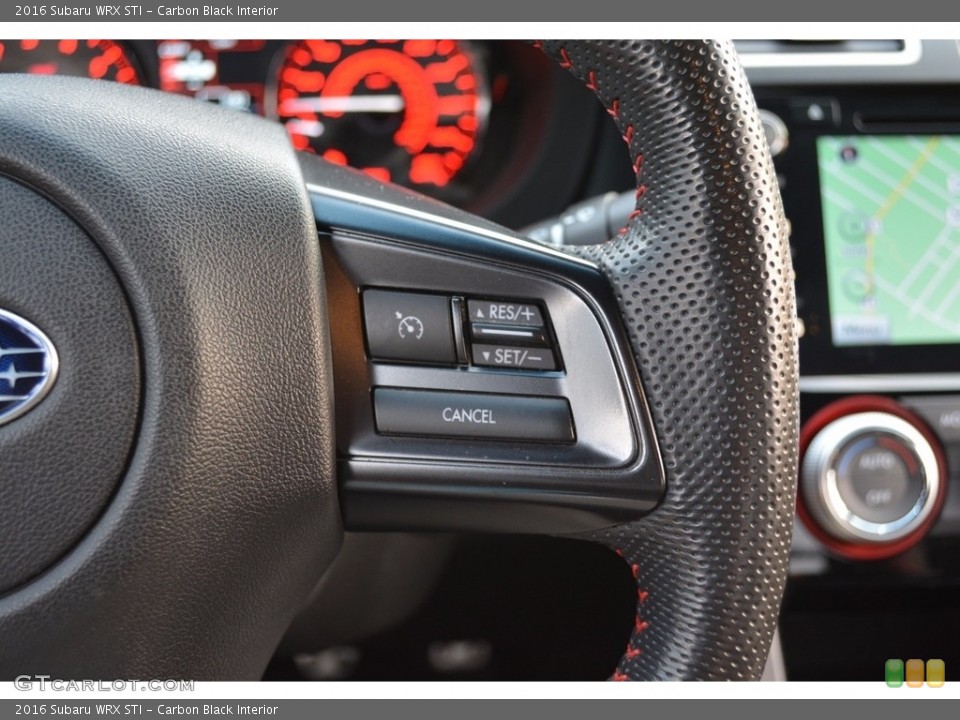 Carbon Black Interior Controls for the 2016 Subaru WRX STI #119841728
