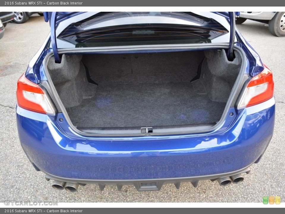 Carbon Black Interior Trunk for the 2016 Subaru WRX STI #119841797