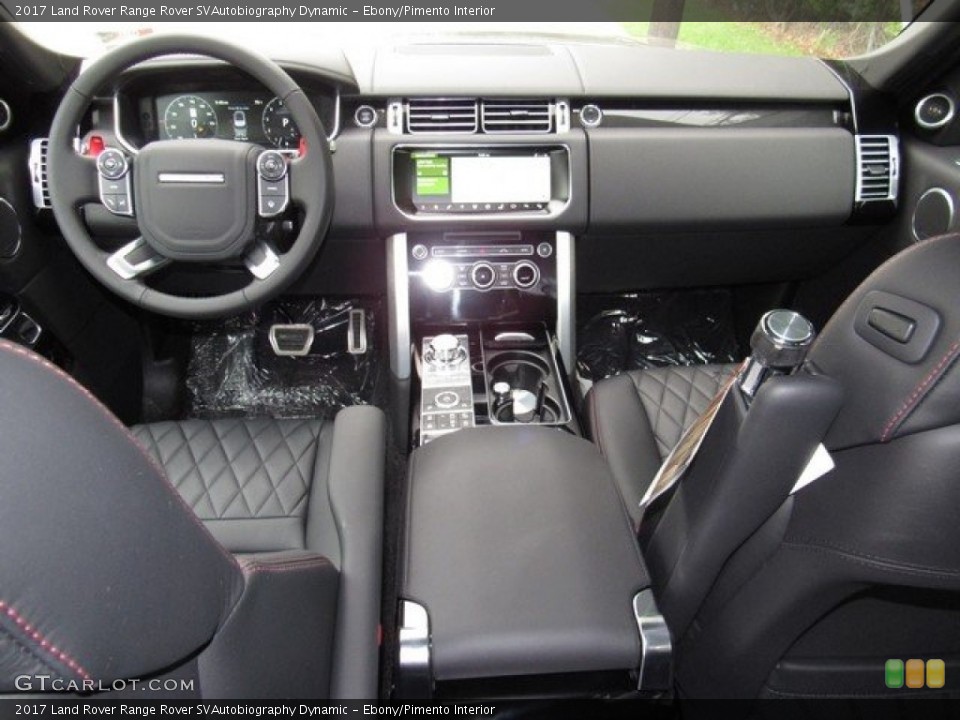 Ebony/Pimento Interior Dashboard for the 2017 Land Rover Range Rover SVAutobiography Dynamic #119841872