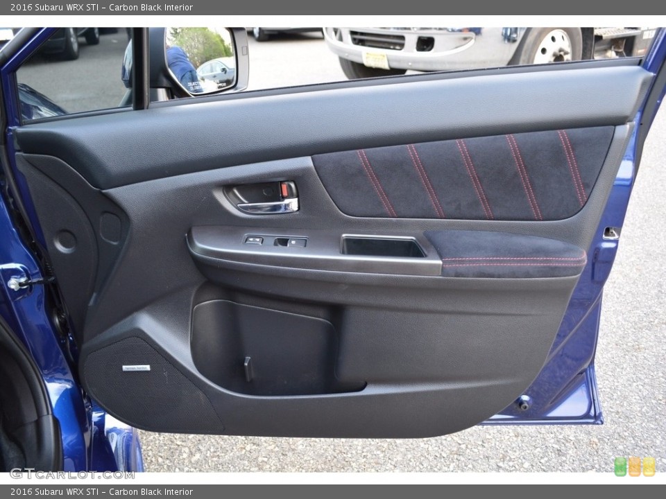 Carbon Black Interior Door Panel for the 2016 Subaru WRX STI #119841893