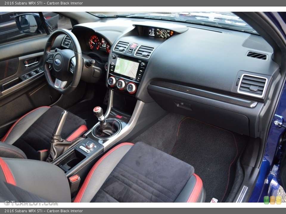 Carbon Black Interior Dashboard for the 2016 Subaru WRX STI #119841911