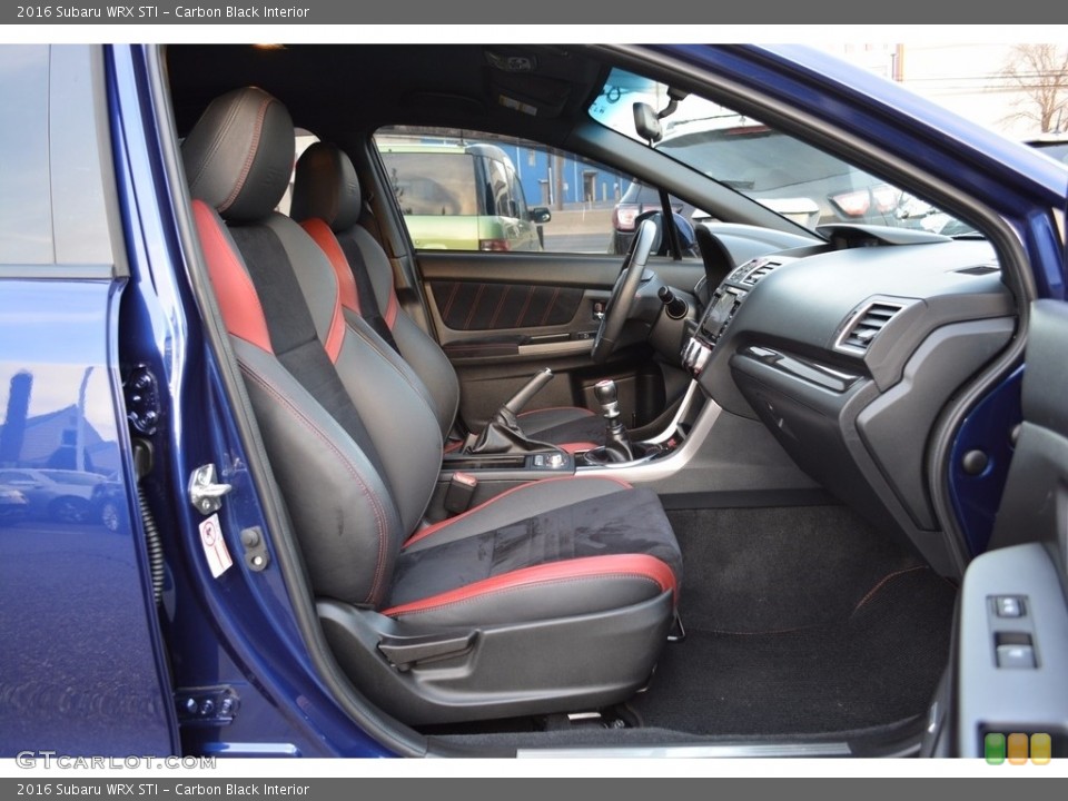 Carbon Black Interior Front Seat for the 2016 Subaru WRX STI #119841932