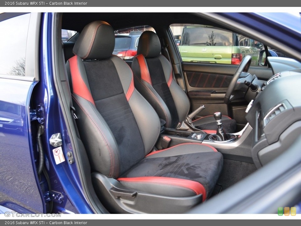 Carbon Black Interior Front Seat for the 2016 Subaru WRX STI #119841953