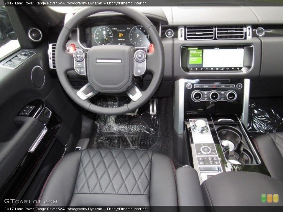 Ebony/Pimento Interior Dashboard for the 2017 Land Rover Range Rover SVAutobiography Dynamic #119842019