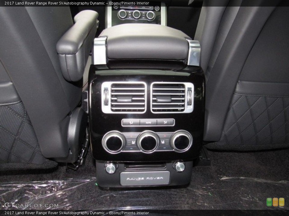 Ebony/Pimento Interior Controls for the 2017 Land Rover Range Rover SVAutobiography Dynamic #119842055