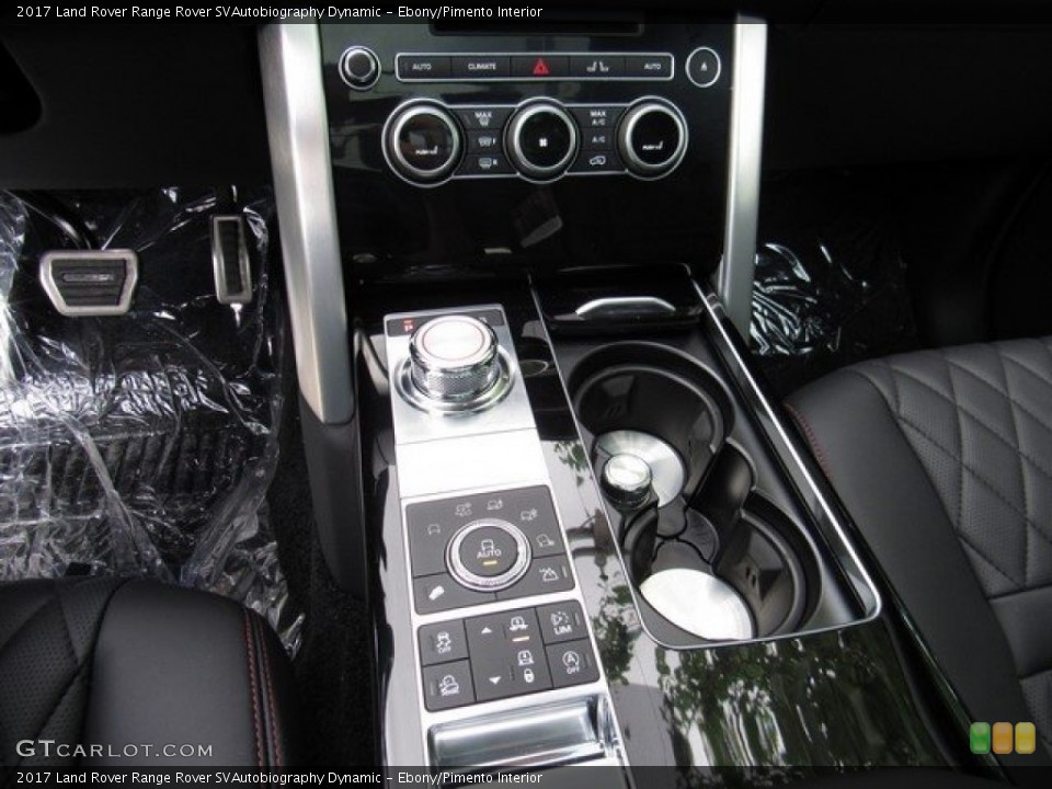 Ebony/Pimento Interior Controls for the 2017 Land Rover Range Rover SVAutobiography Dynamic #119842121