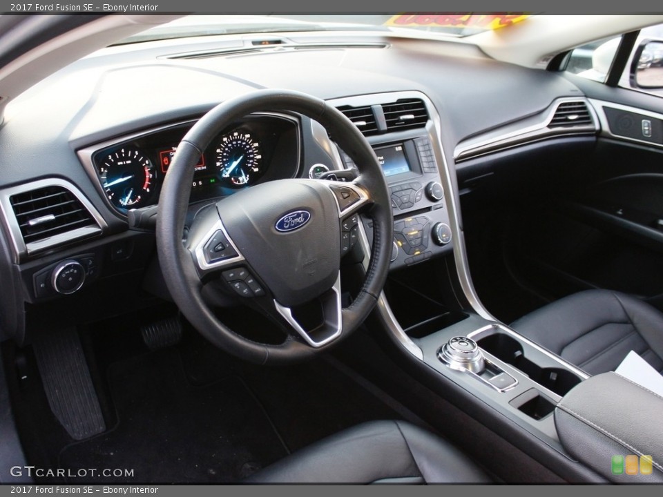 Ebony Interior Photo for the 2017 Ford Fusion SE #119848282