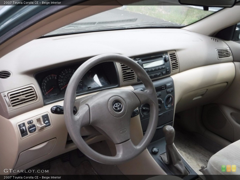 Beige Interior Photo for the 2007 Toyota Corolla CE #119848855