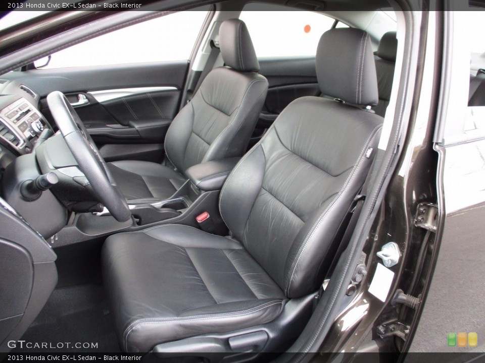 Black Interior Photo for the 2013 Honda Civic EX-L Sedan #119860312