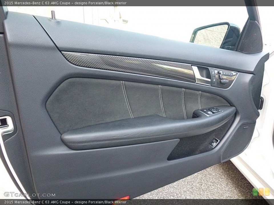 designo Porcelain/Black Interior Door Panel for the 2015 Mercedes-Benz C 63 AMG Coupe #119866309
