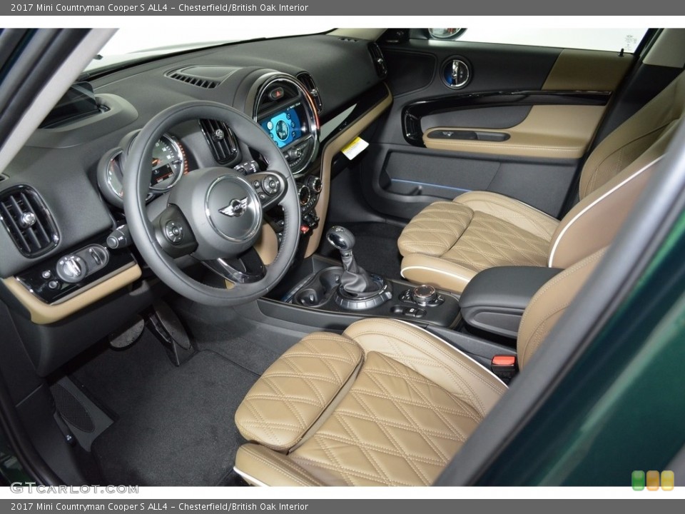 Chesterfield/British Oak Interior Photo for the 2017 Mini Countryman Cooper S ALL4 #119869614