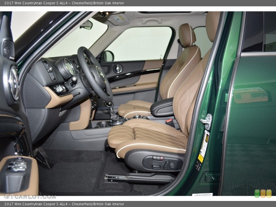 Chesterfield/British Oak Interior Front Seat for the 2017 Mini Countryman Cooper S ALL4 #119869639